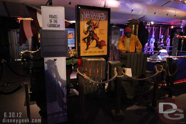 The center area was for Pirates.. starting where it all began with the attraction.