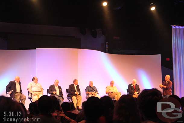 A wide shot of the panel.