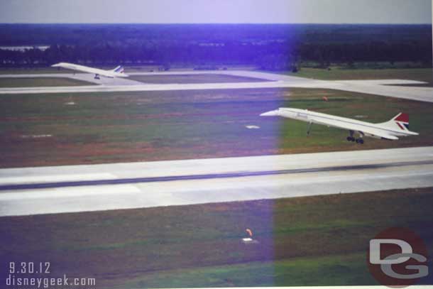 A photo op of both the British and French Concords landing at MCO for a press event.