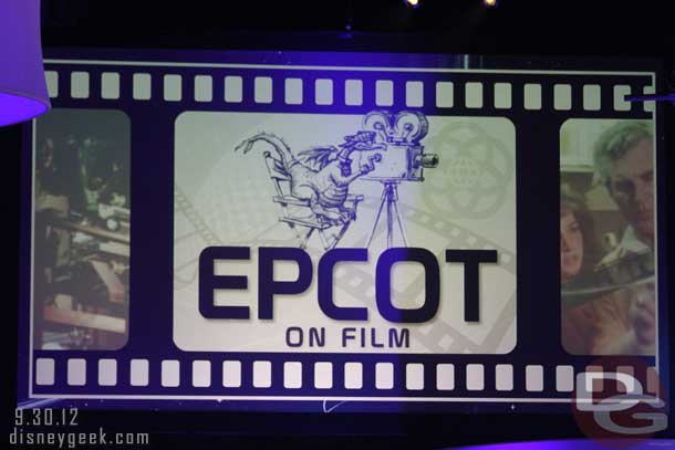 Next up Makin Memories: Epcot on Film