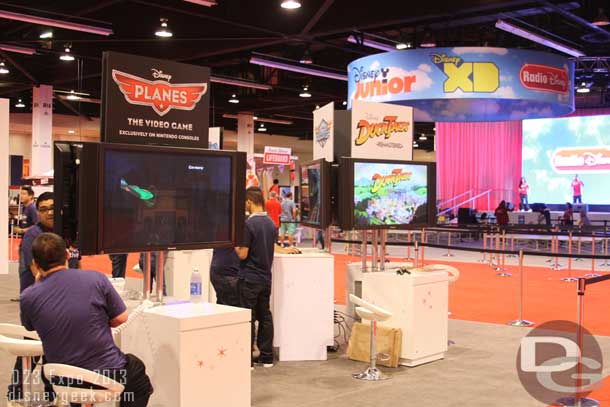 Some video games from Disney Interactive available to test drive.