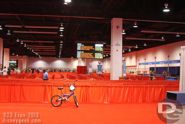 Jumping to StagePass.. it was basically a Fastpass system.  This picture shows the distribution area which was on the main show floor.