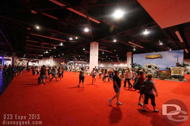 With so many guests in line the rest of the floor was not as crowded.  Here is a wide shot.