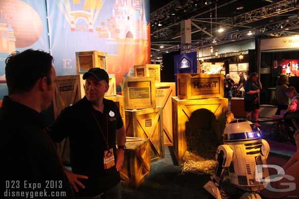 There were plenty of Imagineers around to talk to and learn about Imagineering and the projects they had worked on.