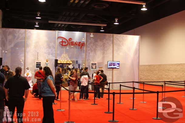 The Disney Store, this was prior to opening on Sunday.