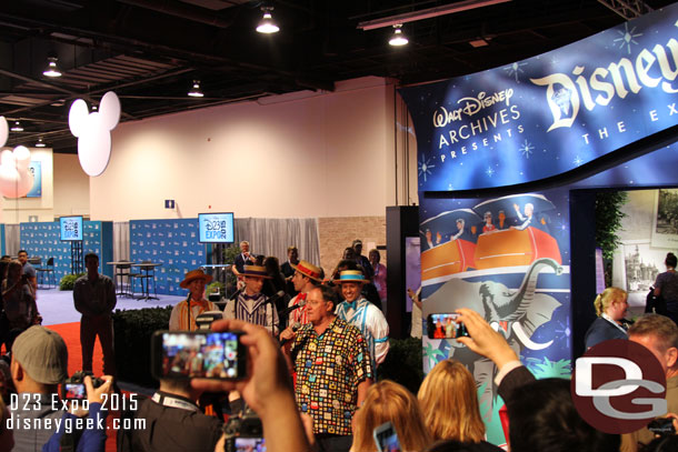 Later in the evening John Lasseter addressed the crowd and welcomed everyone to the Expo.