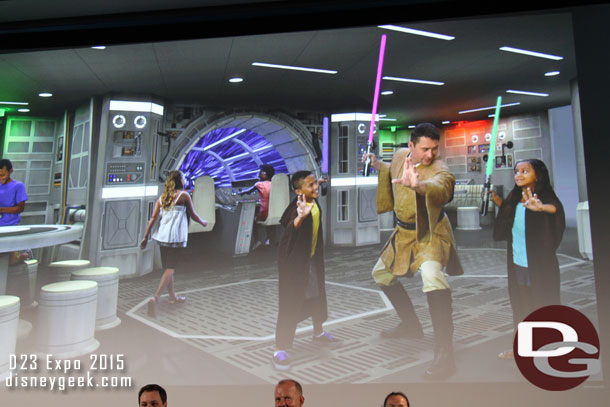 Star Wars is coming to the ships.  This will be the kids area on the Disney Dream.