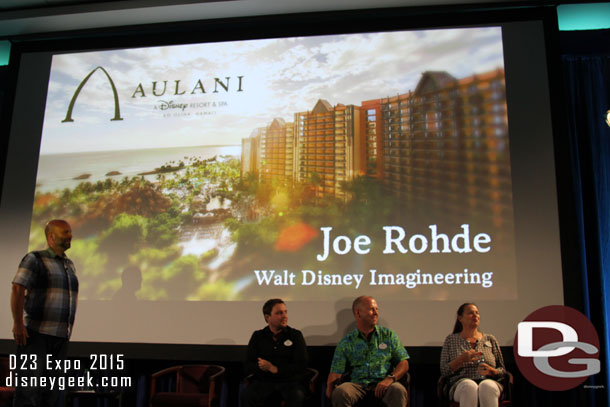 Last stop Hawaii and Aulani with Joe Rohde from Imagineering.