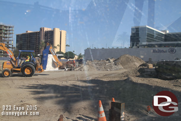 The convention center is expanding, right now just a large hole where a parking garage used to be.