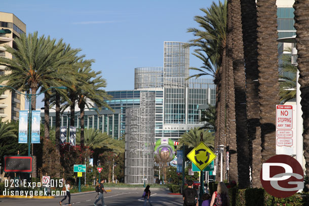 As I rounded the corner and the convention center came into view so did a large Buzz Lightyear balloon.