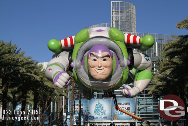 Buzz Lightyear from the Macys Thanksgiving day parade.