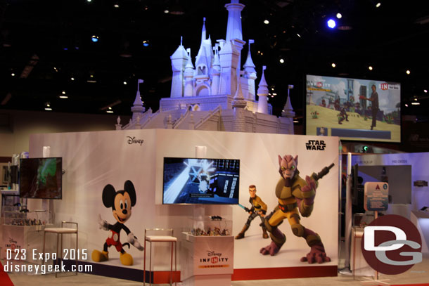 The Disney Interactive area featured Disney Infinity.