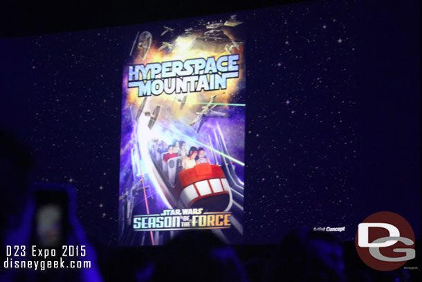 Hyper Space Mountain coming to Disneyland in 2016