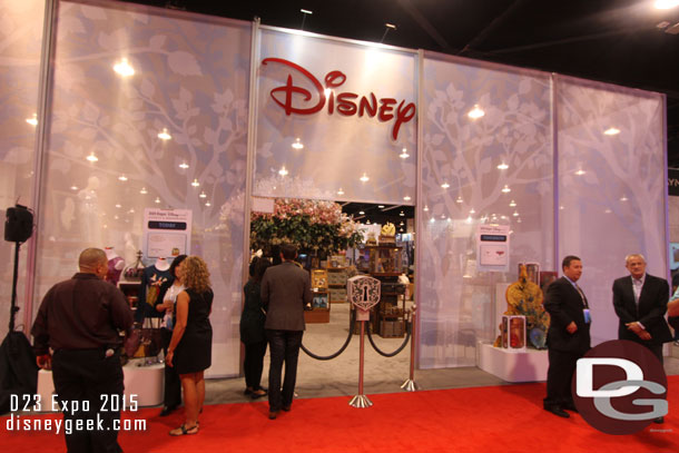 On Friday morning there was a brief opening ceremony for the Disney Store.  Here is a picture before it started.