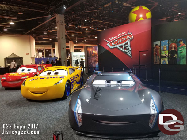 The traveling Cars 3 Cast was out for pictures.