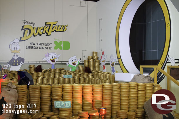 To promote Duck Tales on Disney XD they brought Scrooge's money bin and you could jump into it.