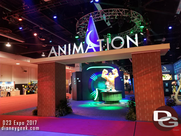 The Disney Animation Area