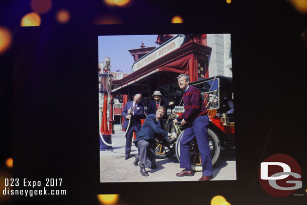 At the opening of Disneyland Paris (well EuroDisneyland at the time).