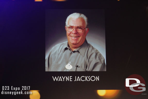 Next up they brought the most recent inductee, Wayne Jackson who received his honor as part of the class of 2017.