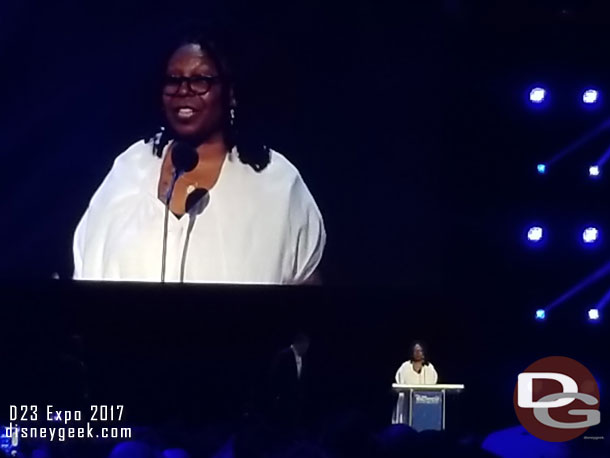 Whoopi Goldberg was honored next.