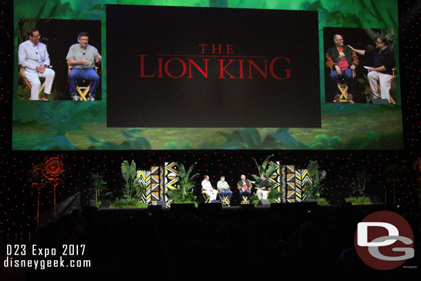 They also discussed the production of the film and how it was an interesting time.  Lion King was in production during the Northridge Earthquake as well as the Rodney King Riots in Los Angeles.