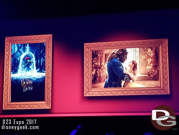 The encore featured Beauty and the Beast, the new live action film.