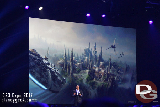 First up was to talk about the Star Wars projects opening 2019 at both Disneyland and Walt Disney World.