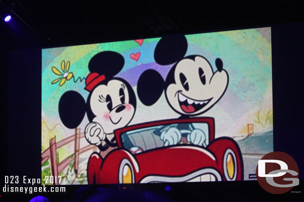 Until now.. he announced a new attraction for Disney's Hollywood Studios featuring Mickey Mouse and the gang.
