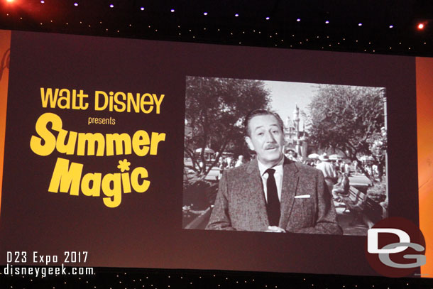 Friday night the D23 Expo Arena hosted a presentation entitled Melodies in Walt's Time: The Music of Disney Live-Action Films.  