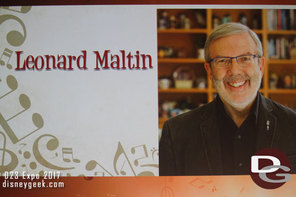 Leonard Maltin joined her to talk about the films and songs.