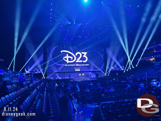 3:45pm - In my seat for the Disney Legends. 