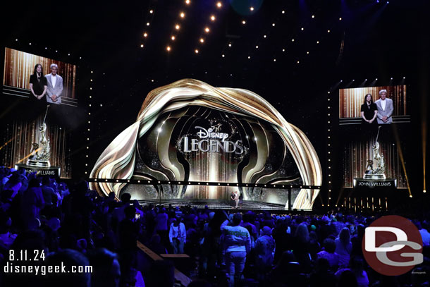 Kathleen Kennedy and Harrison Ford Introducing John Williams