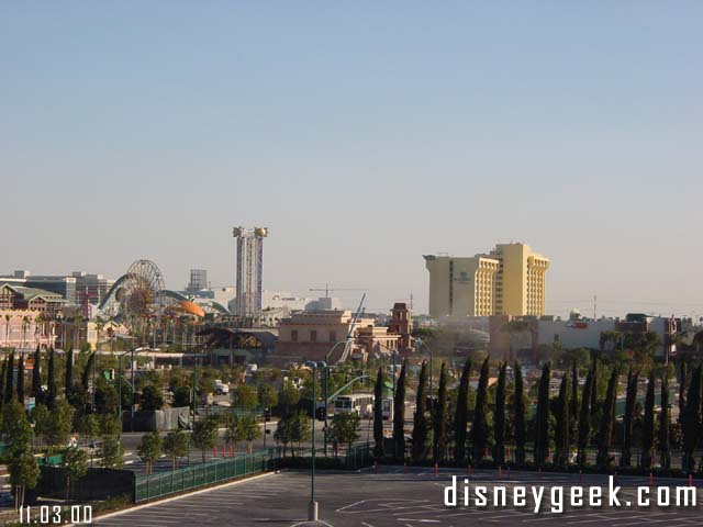 Shot from the M&F Parking Structure looking towards DCA.
