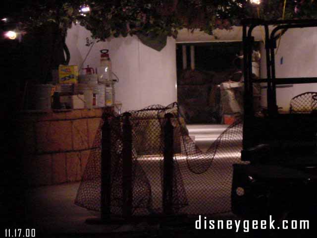 An interior shot of the Rain Forest Cafe. 