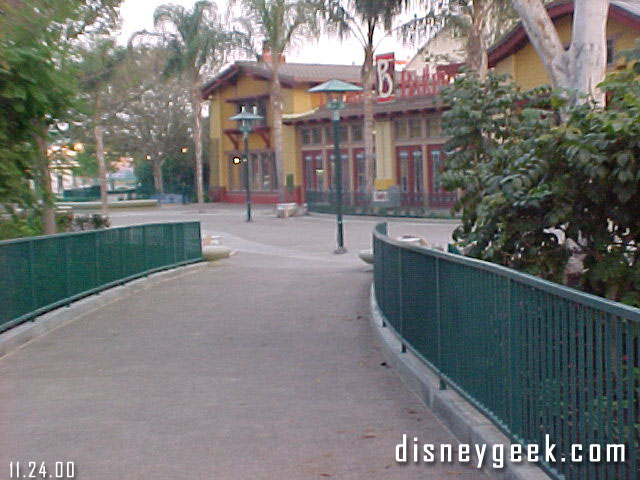 The lights and landscaping are almost all done now. One strange thing... why did they put a light post directly in the middle of this walkway... seems strange to me.