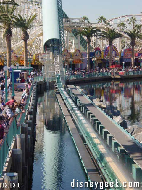 Speaking of California Screamin' here is the launch way.