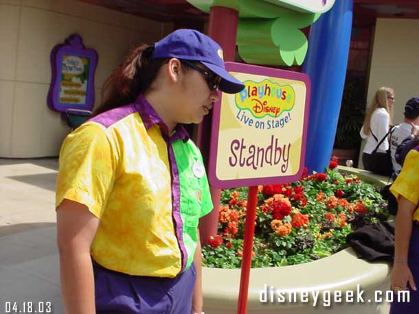 I did not quite understand the standby area, they did not have fastpasses, so I am guessing if you do not make it in the queue you have to do standby..