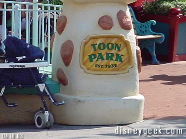 Was sitting in Toontown and this sign caught my eye.. what happened in 1932 to found the park?