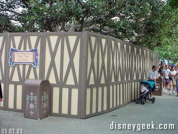 The TeaCups were all walled up