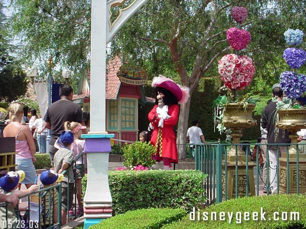 Captain Hook in Fantasyland