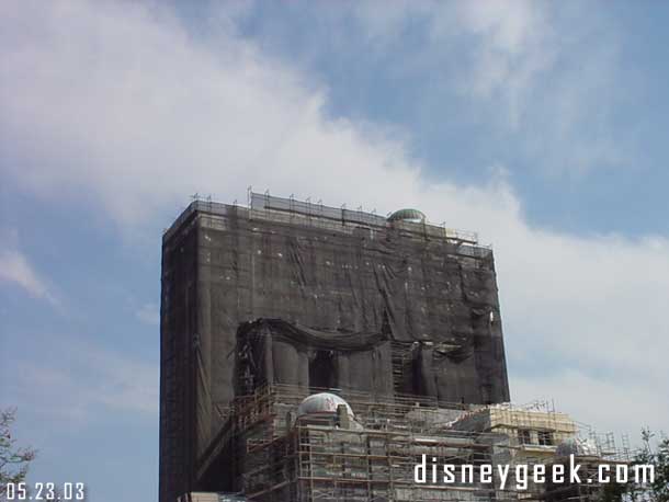 A Tower shot, a lot of painting going on.  Check out construction update section in a day or so for a lot more shots.