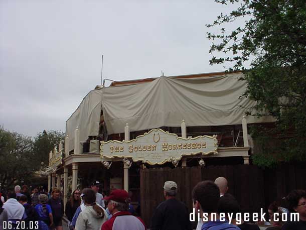 Still working on the upper level of the Golden Horseshoe