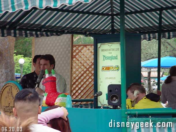 KISFM broadcasting from Disneyland