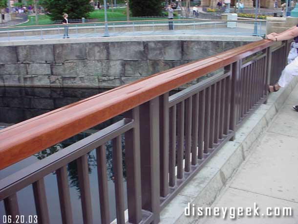 Looks like the railings in DCA are being redone