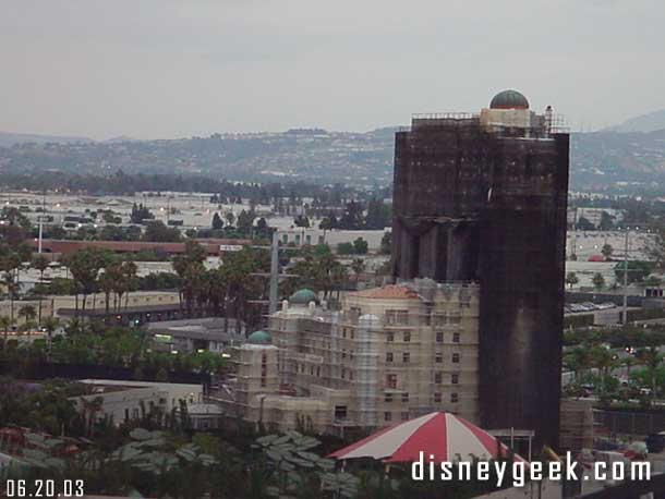 Tower from above, be sure to check out the construction Progress section in a few days for more shots.