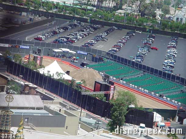 The arena from the Sun Wheel.