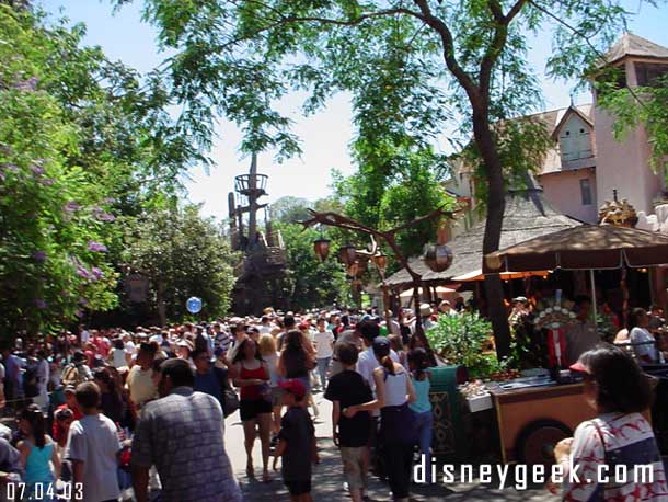 The masses in adventureland.