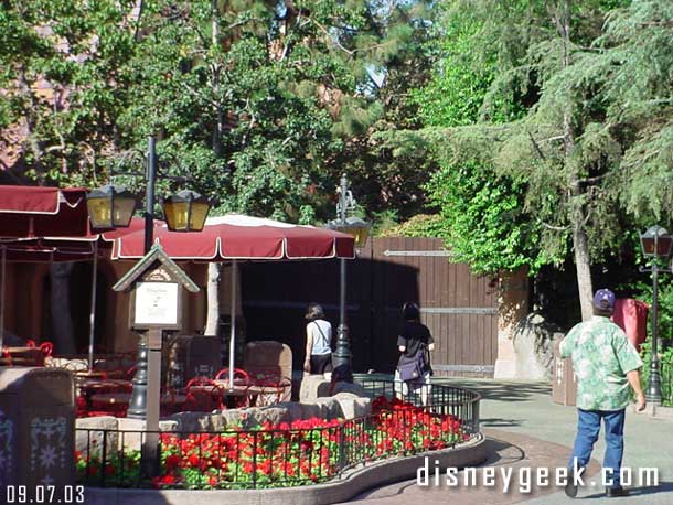 The Big Thunder Trail was closed.