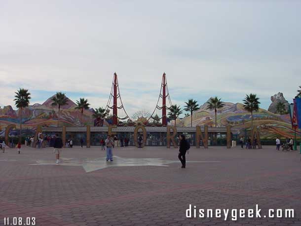 Most of the Holiday decorations are now up at both parks