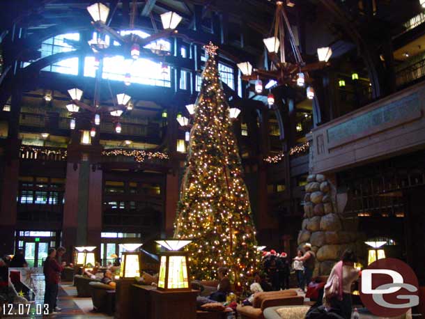 A look around the Grand Californian Lobby